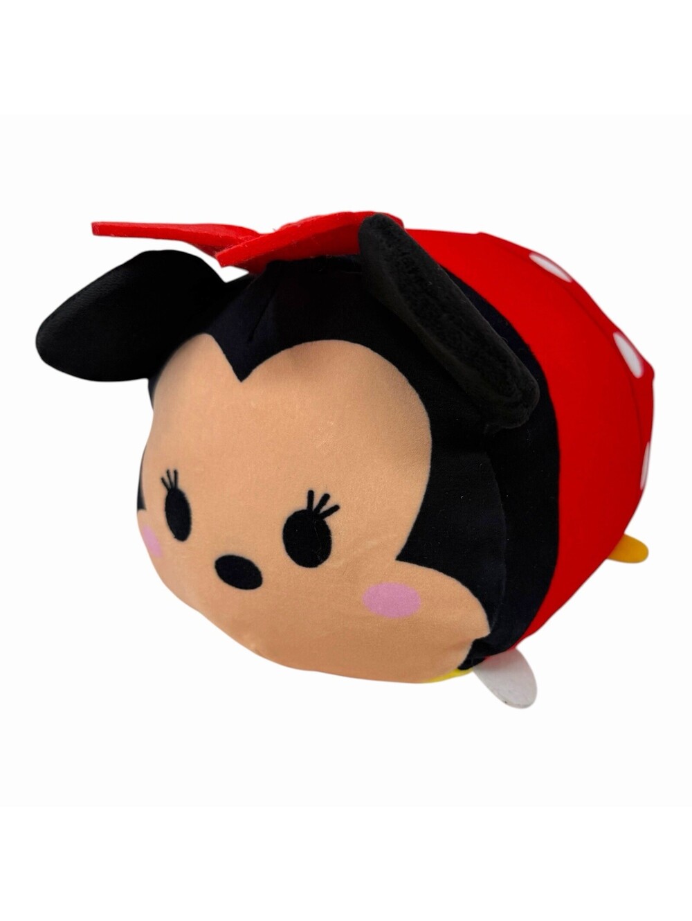 Disney Tsum Tsum Minnie Mouse Plush Red Polka Dot Stackable Toy Just Play Medium